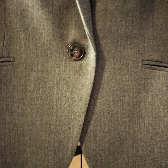 Gray work jacket size 8 - Picture 4 of 4